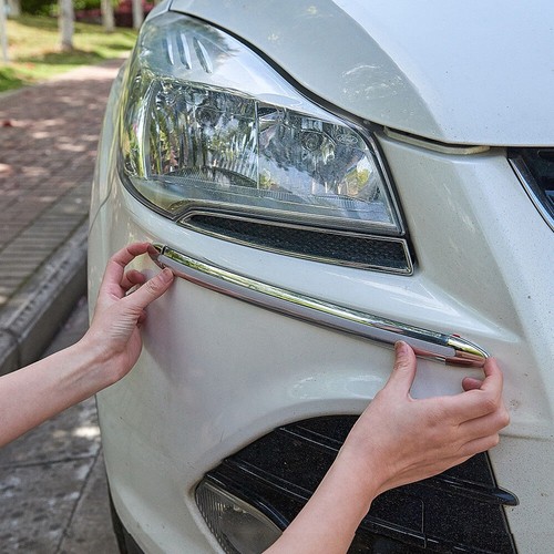 4pcs car bumper chrome corner - chrome,