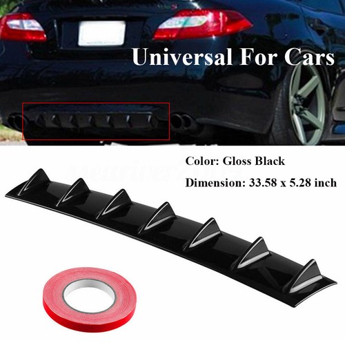 Rear bumper body spoiler - rear,