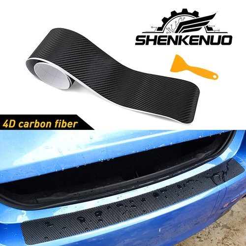 Carbon rear sticker fiber - 4d,